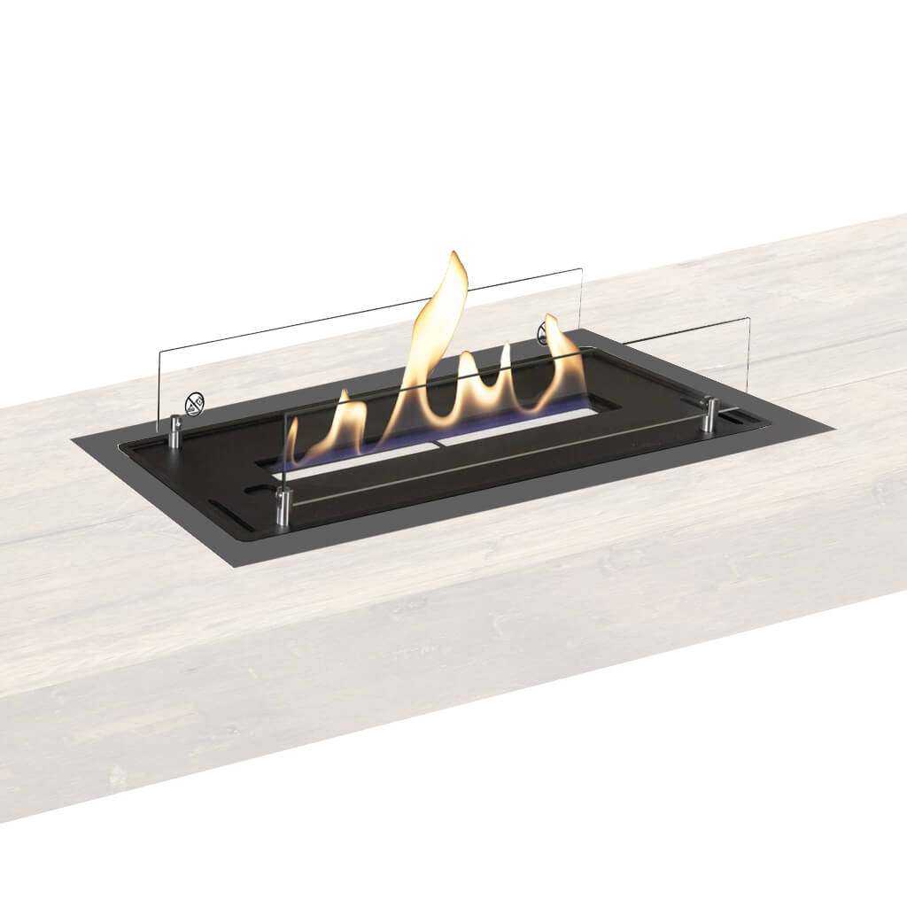 [8717853921384] Bioethanol burner L with built-in profile (Black)