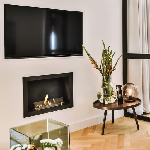 Riano bioethanol built-in fireplace