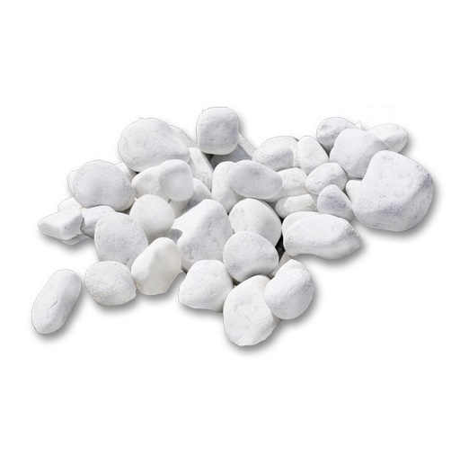 White pebbles