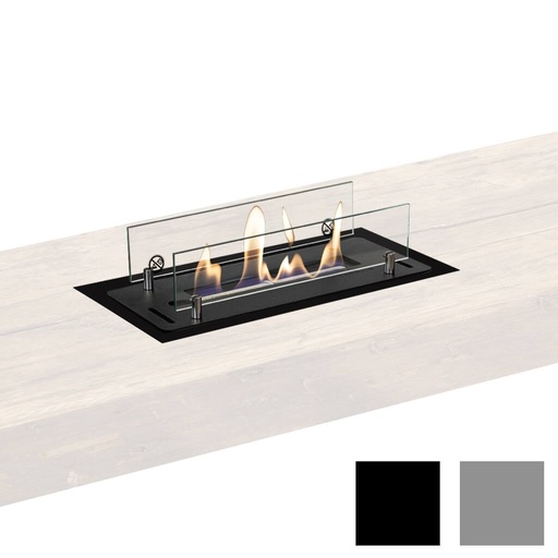 Bioethanol burner S with built-in profile