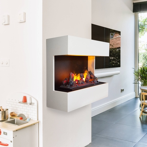 Lucca electric or bio-ethanol wall fireplace