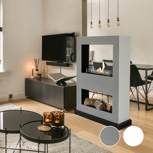 Lasize  mobile tunnel fireplace - roomdivider