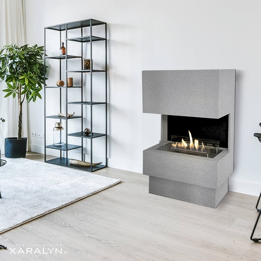 Nuoro electric or bio-ethanol fireplace